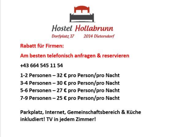 Hostelhollabrunn Ngoại thất bức ảnh